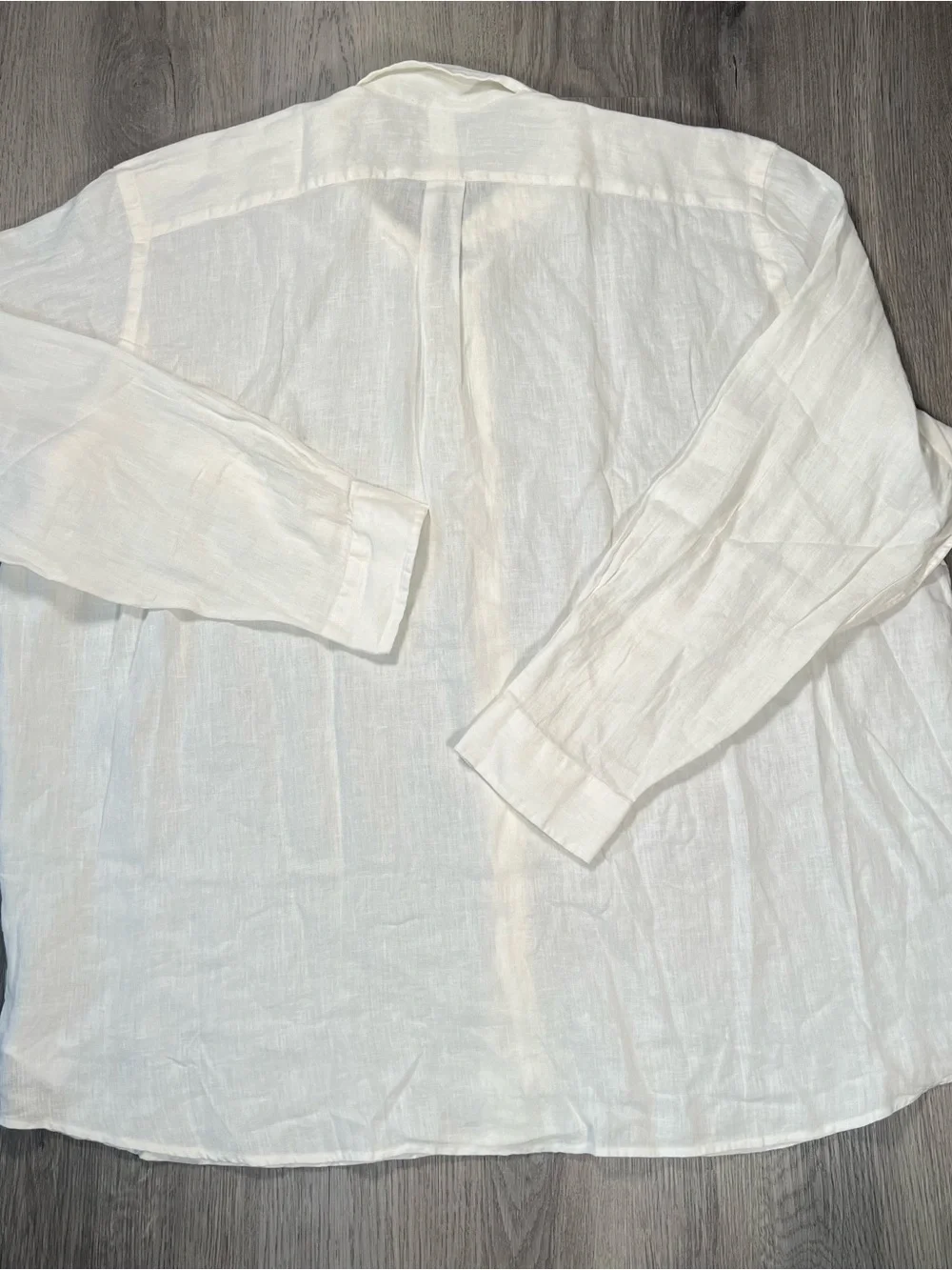 New Polo Ralph Lauren Shirt Mens 3XB White Solid Classic Fit Modern Linen Pony